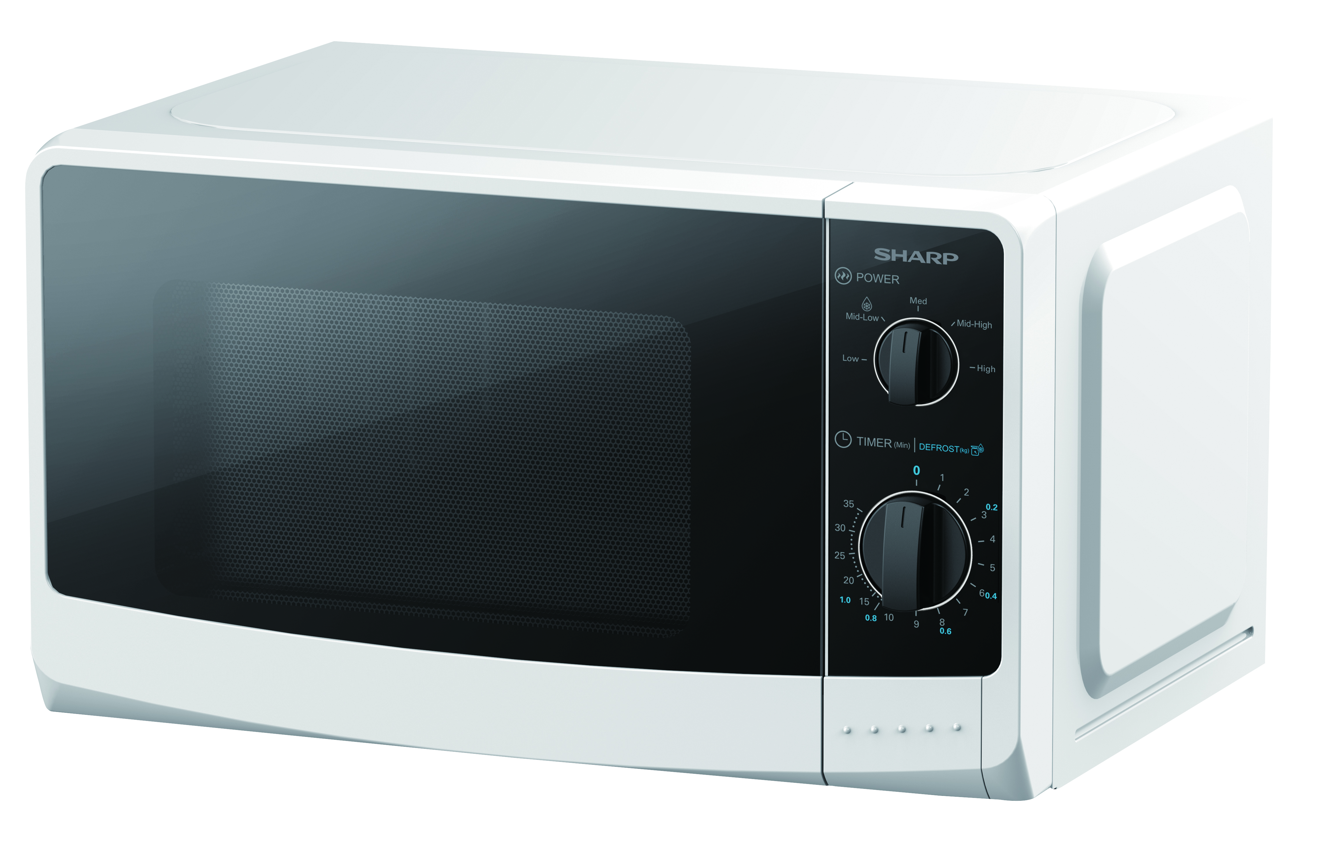 20L Basic Microwave Oven R-2201H(W) | Sharp Singapore