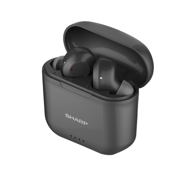 sharp true wireless earbuds