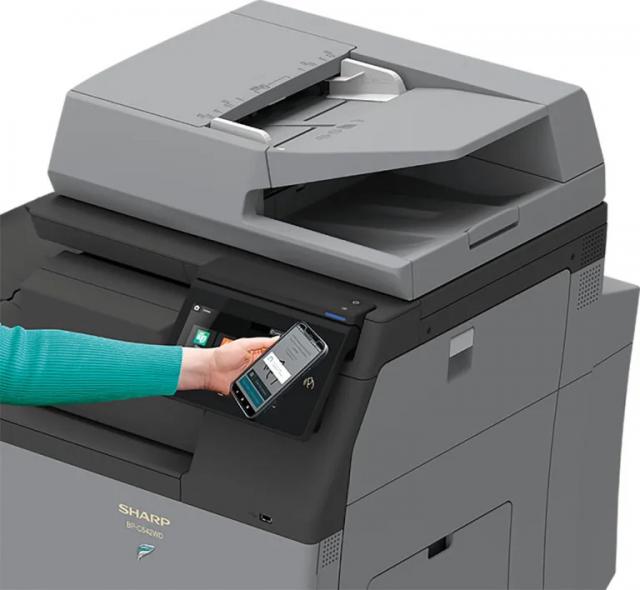 SHARP BP-C542WD mobile and NFC connectivity