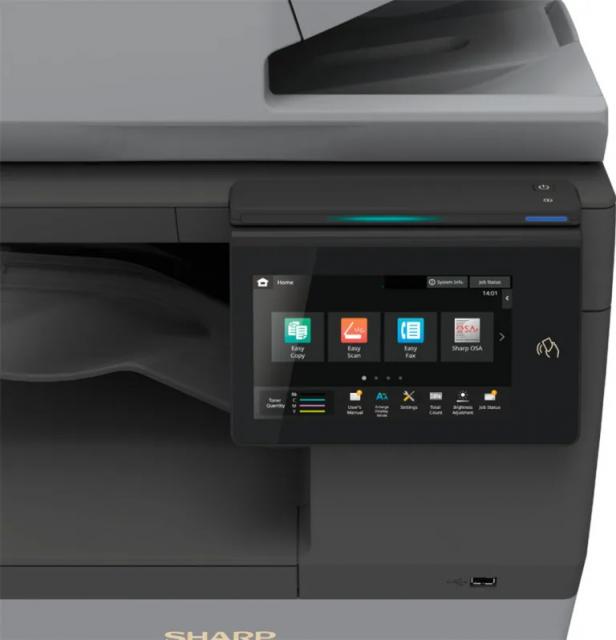 SHARP BP-C542WD 7-inch touchscreen