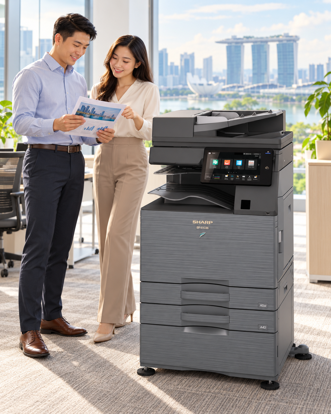 SHARP BP-71C45 intelligent document workflow
