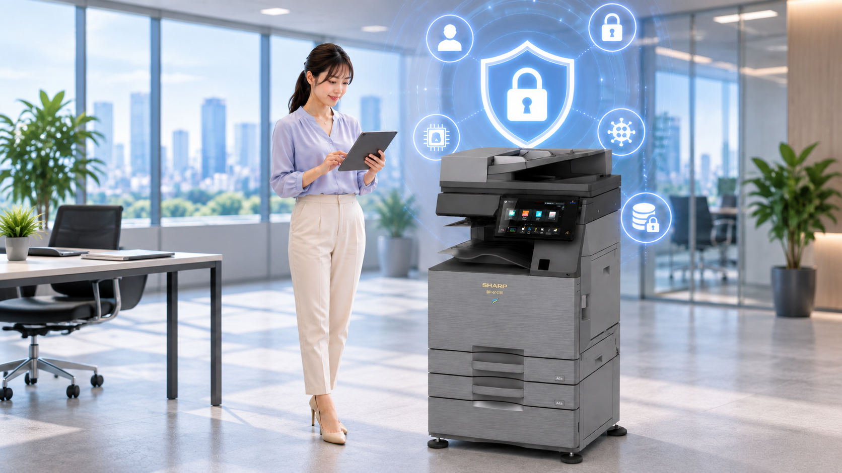 SHARP multifunction printer for modern office environments