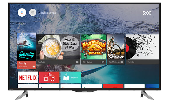 50 4K ULTRA HD SHARP ANDROID TV™